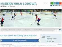 Tablet Screenshot of lodowisko.nowytarg.pl