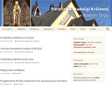 Tablet Screenshot of jadwiga.nowytarg.pl